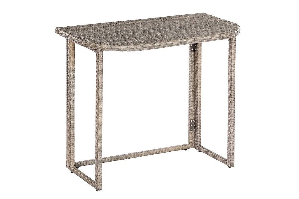 Tavoli: Gartentisch Klappentisch Balkontisch 90x50cm Polyrattan grau – Nuovo e nell'imballaggio originale da Kreuzlingen venduto da DealBlitz