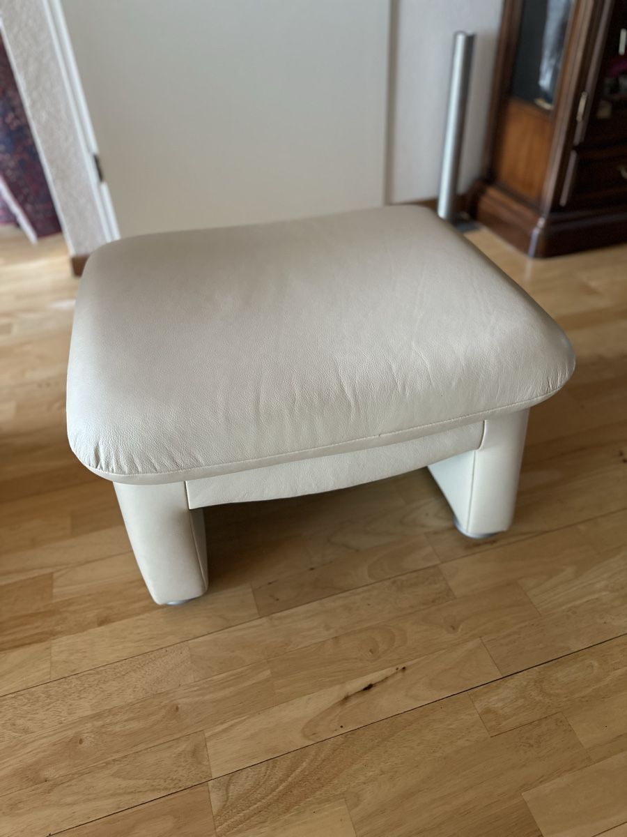 Poltrone: Sessel mit Hocker Leder – Usato da Uetikon am See venduto da manoka1 2
