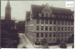 St. Gallen - Gewerbeschule mit St. Mangenkirche