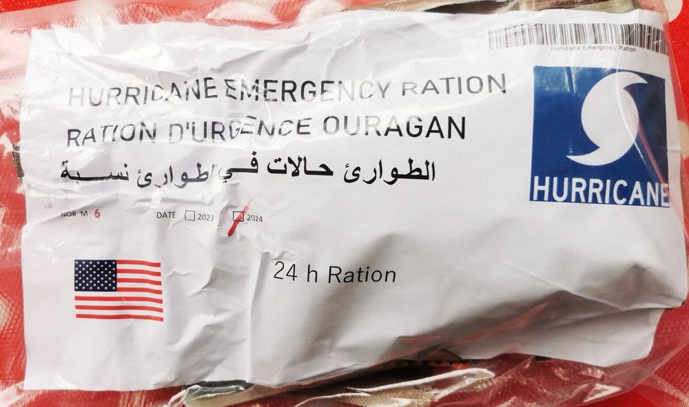 US Hurricane Emergency Ration 2024 (MRE) | Kaufen auf Ricardo