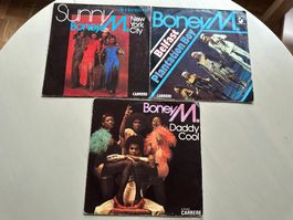 BONEY M tolle Singles Kult Top 70's Hits France Carriere