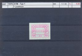 1976 "ATM - Typ1, A 2", ** postfrisch