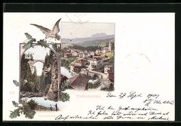 Tiefencastel, Ortsansicht mit Solisbrüc