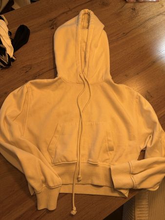 Zara Hoodie Beige Grösse S
