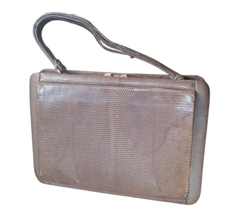 Handtasche Echse 1950er