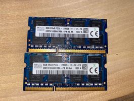 16GB RAM Kit (2×8GB) SK hynix DDR3L-1600 SO-DIMM Notebook RA