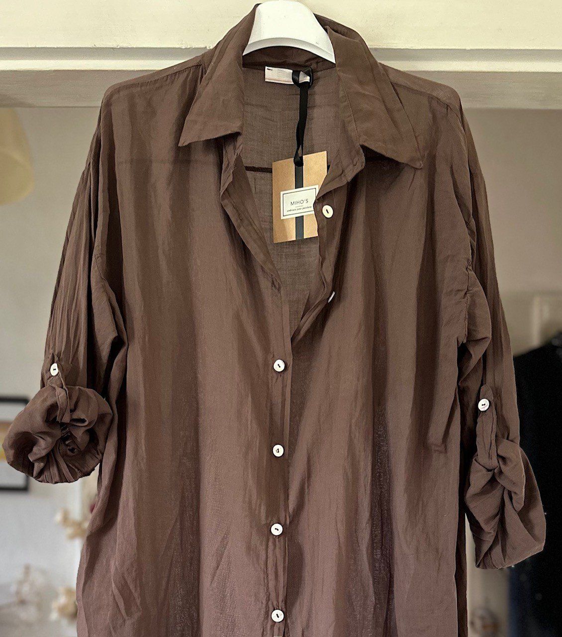Blusen: LONGUE CHEMISE SUPER LEGÈRE! M – Neu und originalverpackt aus Locarno von NicoNion 3