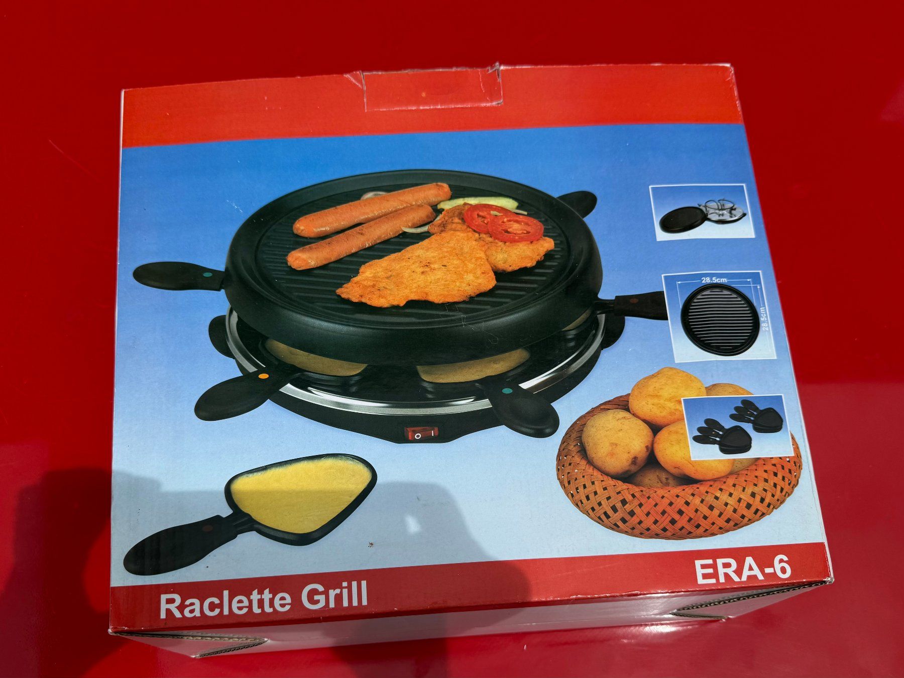 Neuer Raclette-Ofen & Grill ERA für 6 Personen OVP (Neu und ...