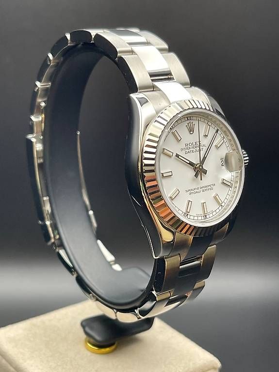 Rolex Orologi: Rolex Datejust 31 Ref. 178274 Oyster White Dial Full Set – Usato da Lugano venduto da luganotopwatches 1
