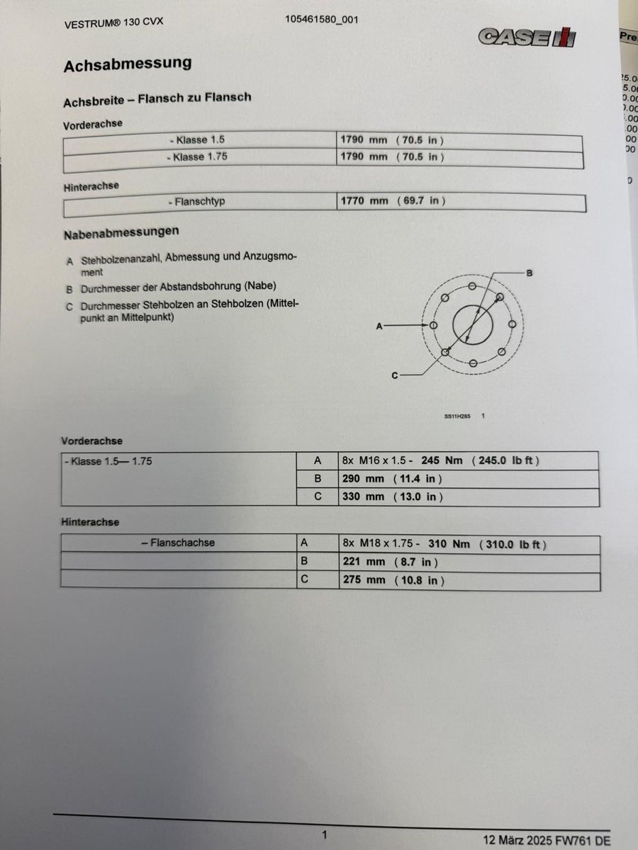 Felgen: Felgen zu Traktor – Gebraucht aus Bigenthal von trekeerfahrer 2