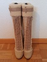 Bally Lammfell Stiefel