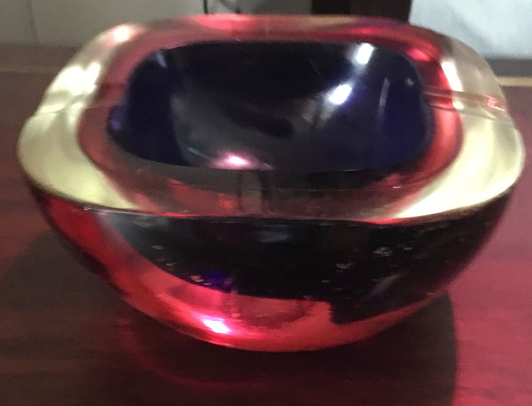 Murano Portacenere: Murano Glas Schale, Vintage Aschenbecher – Usato da Schlieren venduto da Jeajet 5