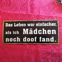 Blech Schild
