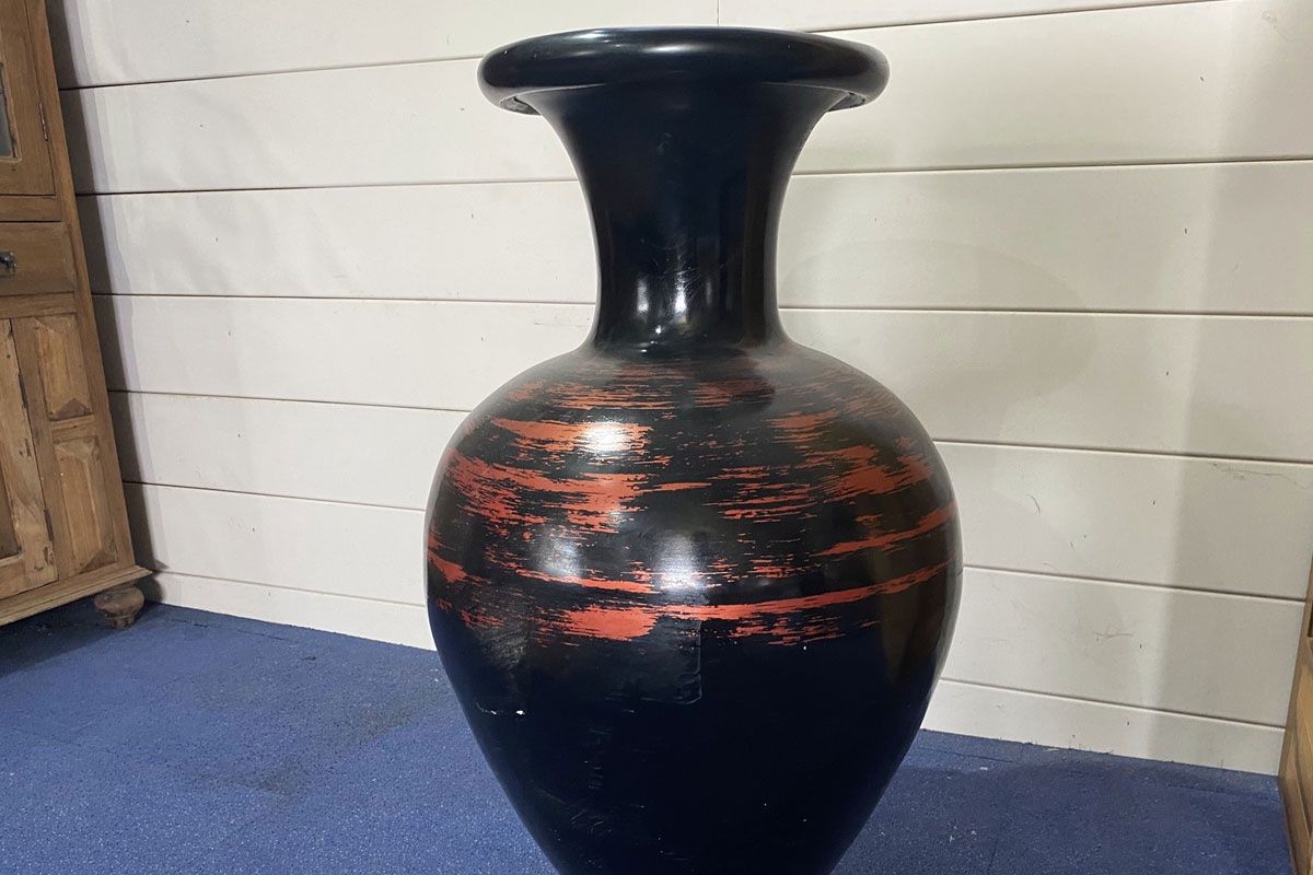 Vasi & Recipienti: Riesige, dunkle Keramik Bodenvase – Usato da Ballwil venduto da ClassicGallery 1