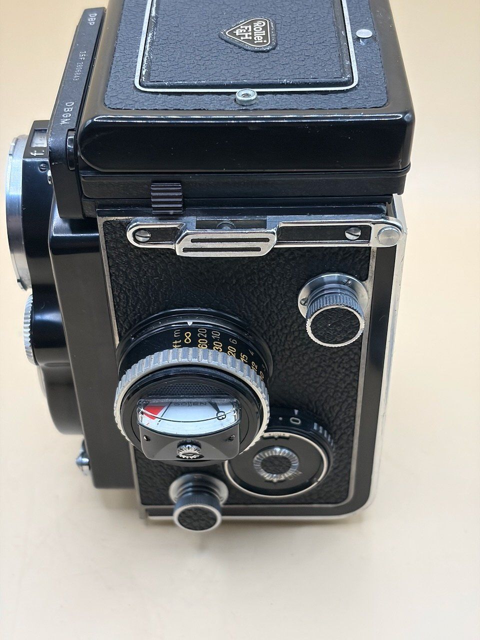 Rollei Fotocamera: Rolleiflex 3.5F Planar 75mm, Messer OK, Ledertasche – Usato da Biel/Bienne venduto da kiouk 5