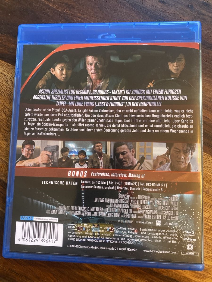 Tutti i DVDs: Weekend in Taipei – Usato da Burg AG venduto da Lobo016 1