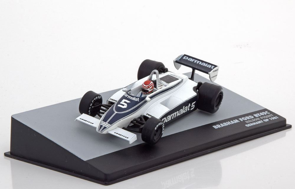 BRABHAM BT49C #5 GP Deutschland 1981 (N.Piquet) 1:43 Altaya (Neu und ...