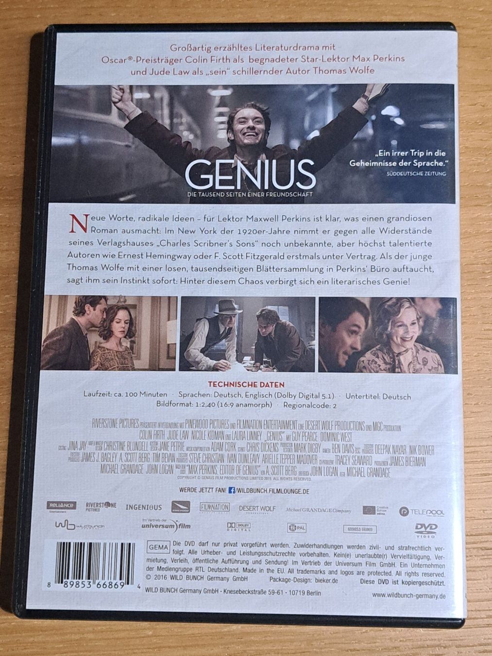 Alle DVDs: DVD Genius - Die tausend Seiten einer Freundschaft – Neu (gemäss Beschreibung) aus Unterseen von Kanica 1