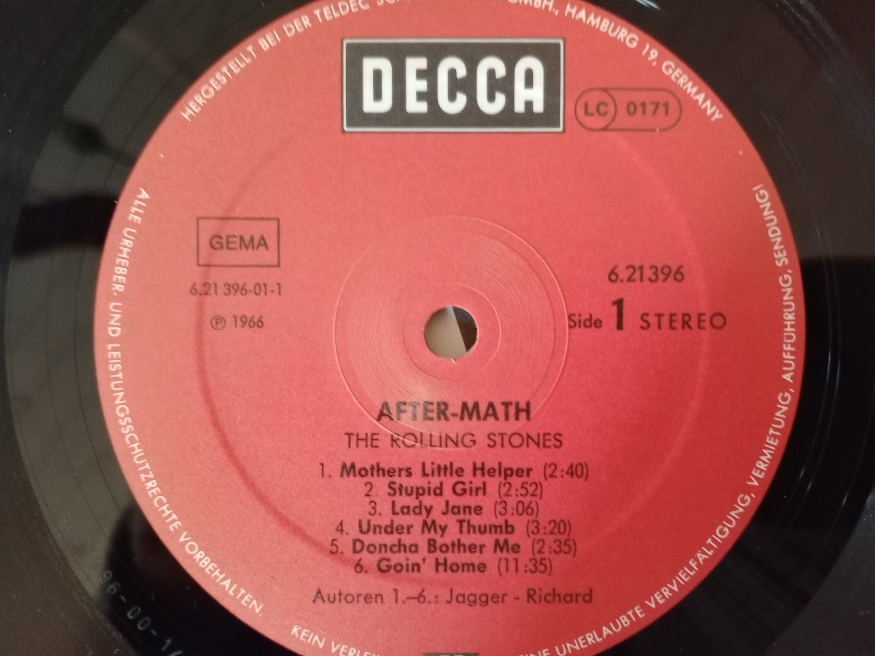 Dischi in vinile: Rolling Stones - Aftermath - DECCA LP - Rarität! – Usato da Waldenburg venduto da STICKER_KING 6