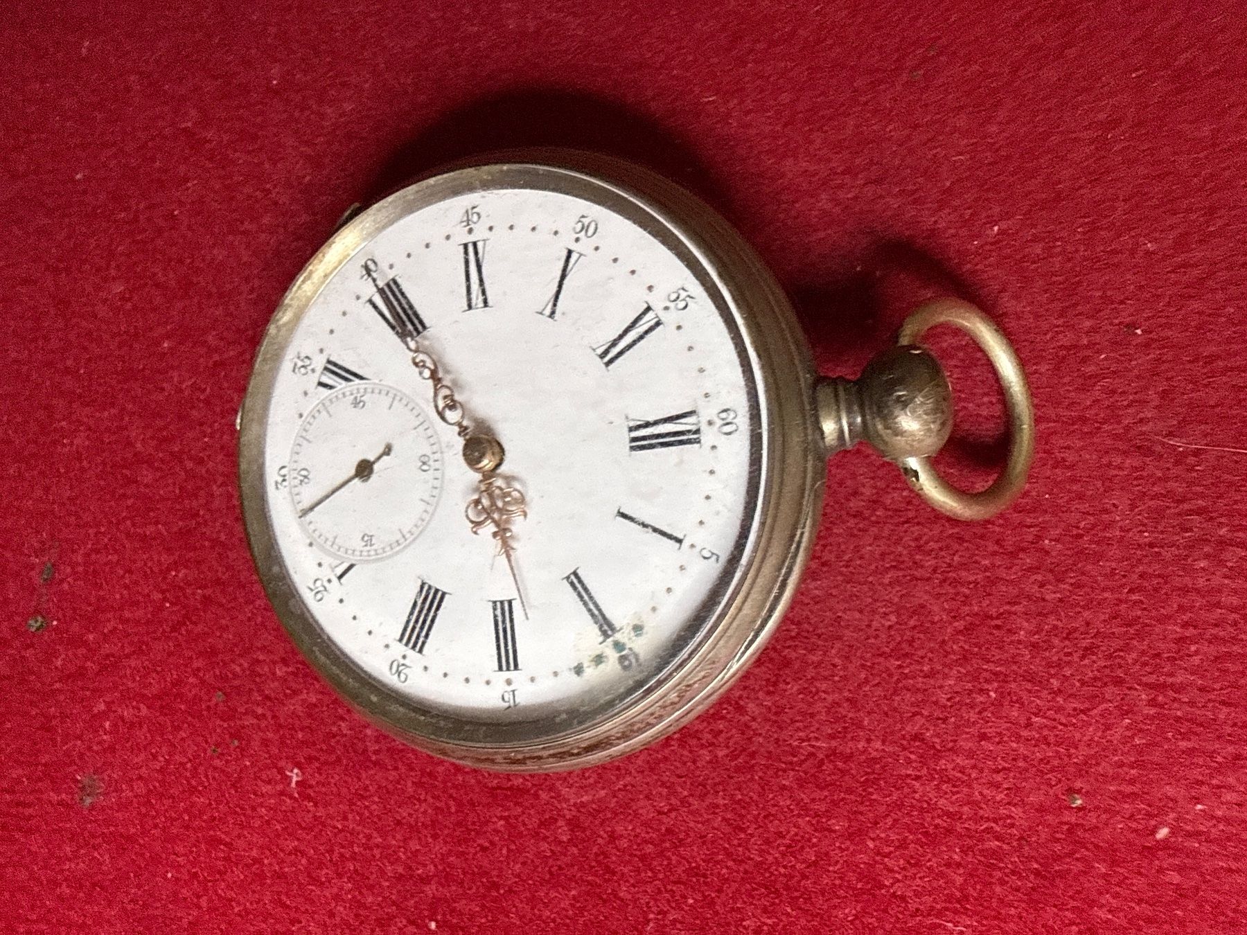 Orologi: Antike Taschenuhr echt Silber 48 mm – Usato da Pfeffingen venduto da Allhandelklgwatches 1