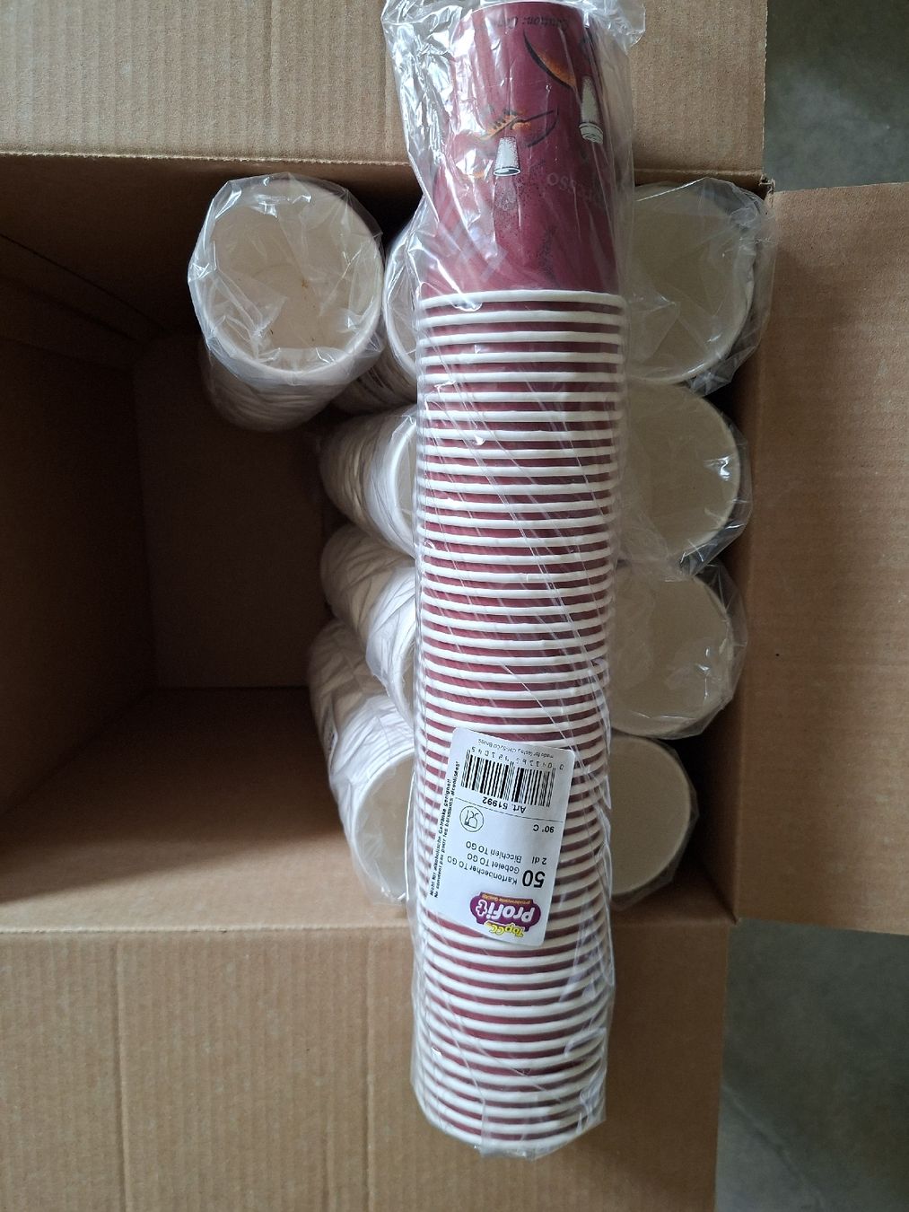 Tassen: 500 Kaffeebecher to Go – Neu und originalverpackt aus Ebnat-Kappel von audiracing89