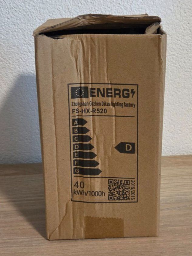 Ventilatoren: FIBRAVE Deckenventilator mit LED-Lampe 40W – Neu und originalverpackt aus Abtwil AG von MaVo.0710 1