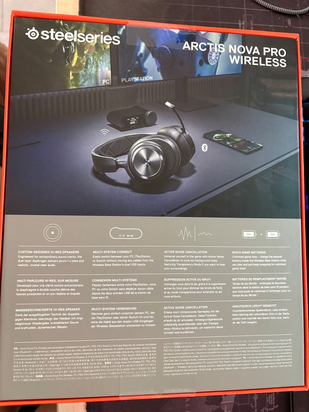 Steelseries Cuffie: SteelSeries Arctis Nova Pro Wireless Gaming Headset kabellos – Nuovo e nell'imballaggio originale da Uttwil venduto da Cupra18 1