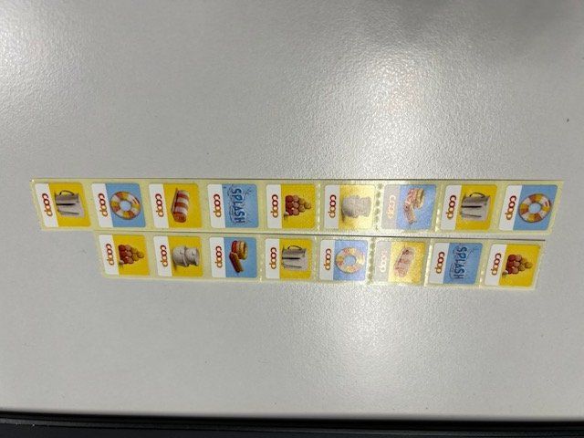 Coop Raccolte di bollini & punti: 17 COOP MÄRKLI - SPLASH - SAMMELMARKEN – Usato da Gossau Sg venduto da olles