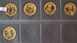 7 KD Serien Käppeli Nr. 642 , 643,  644,  645,  647