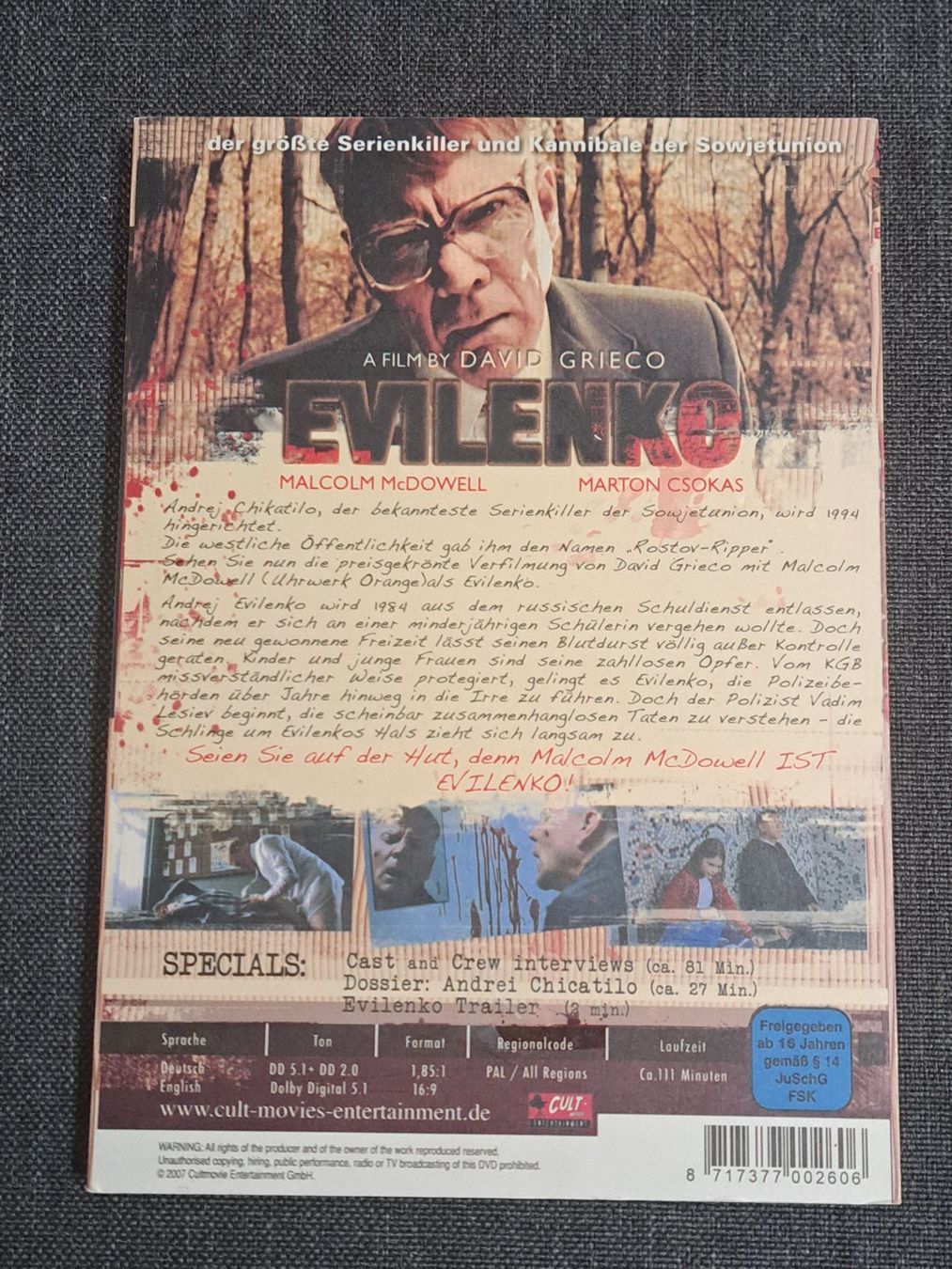 Alle DVDs: DVD EVILENKO, David Grieco 2-Disc UNCUT Collector's Edition – Neu (gemäss Beschreibung) aus Unterseen von Kanica 4