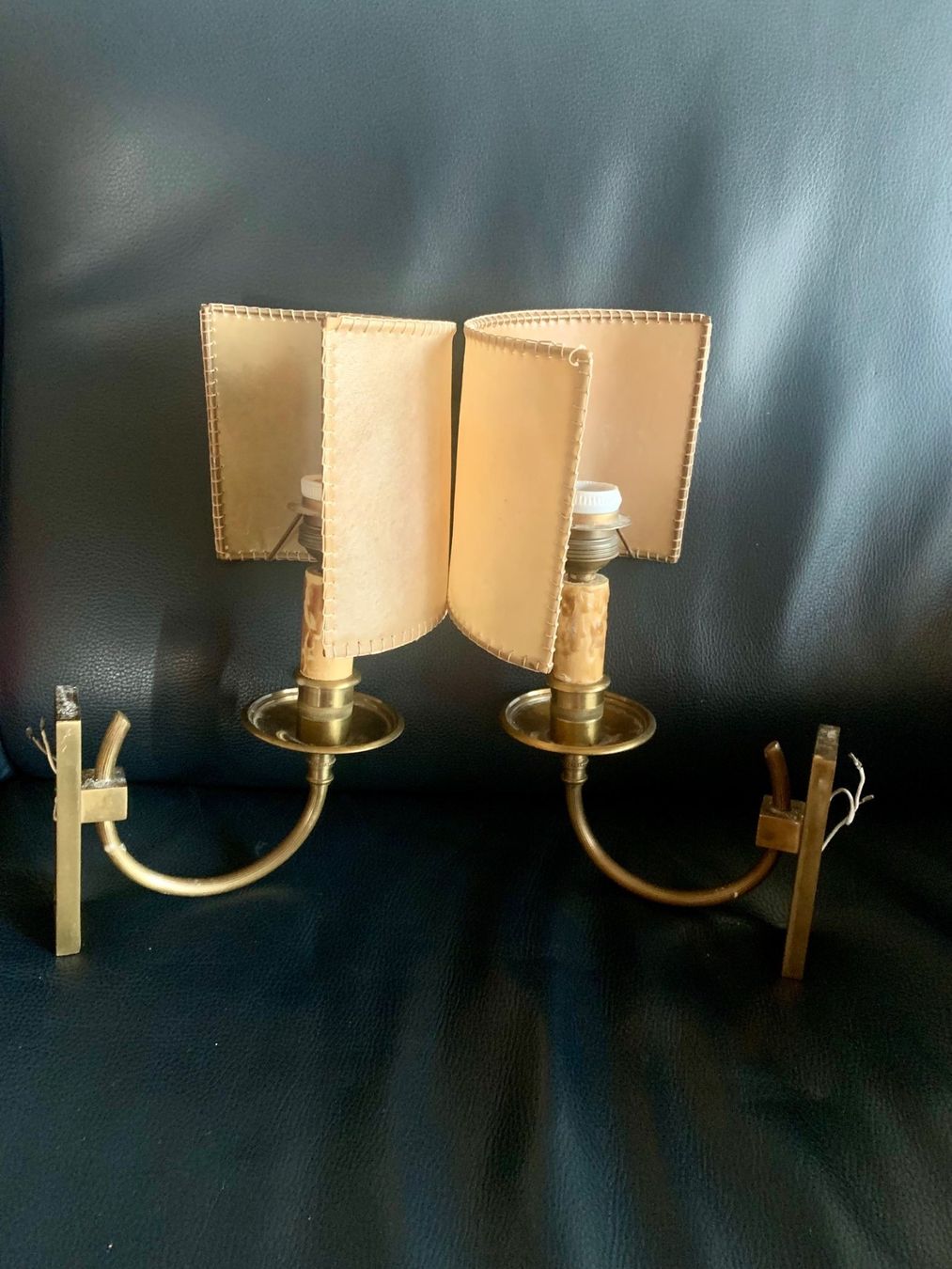 Lampade: Paire d'applique anciennes – Usato da Haute-Nendaz venduto da photoksar 2
