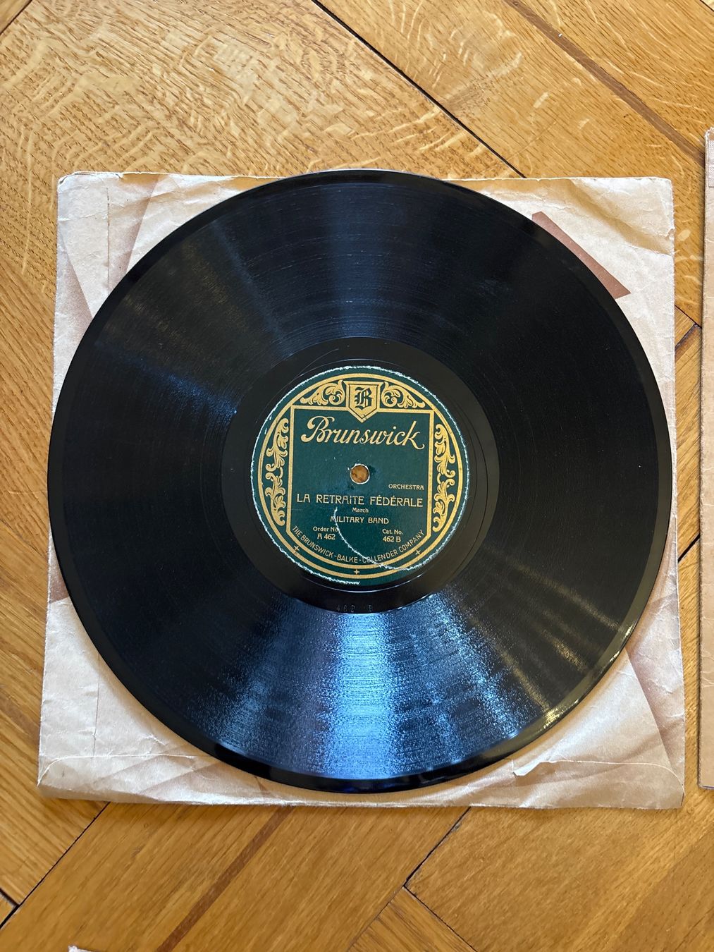 Dischi in vinile: Vinyl  Brunswick A 462 / 462 B – Usato da Genève venduto da Buens4 1