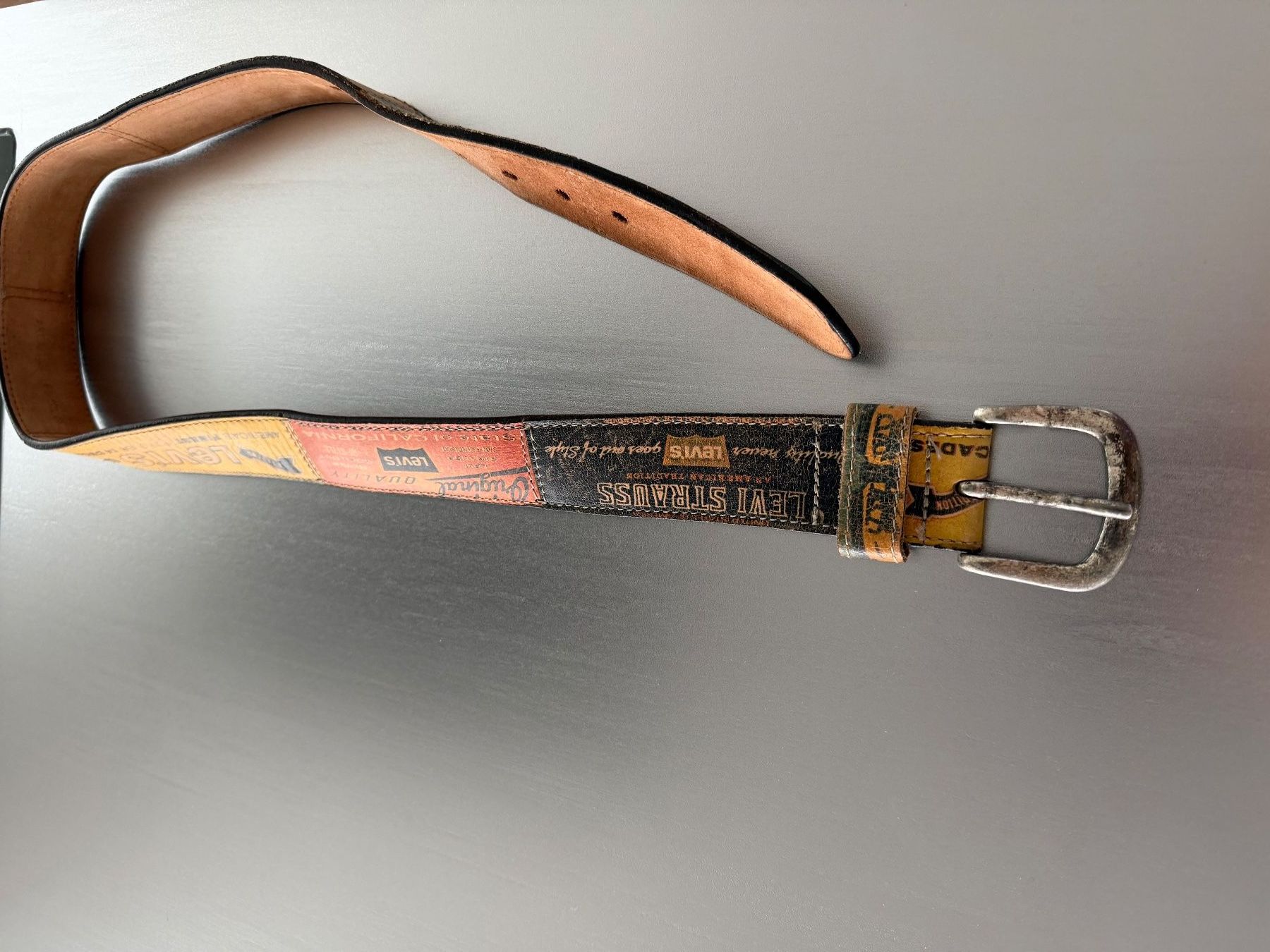 Levi's Ceintures: Gürtel Levi'S Patchwork braun  verstellbar – D'occasion à Niederteufen par biendlee 3
