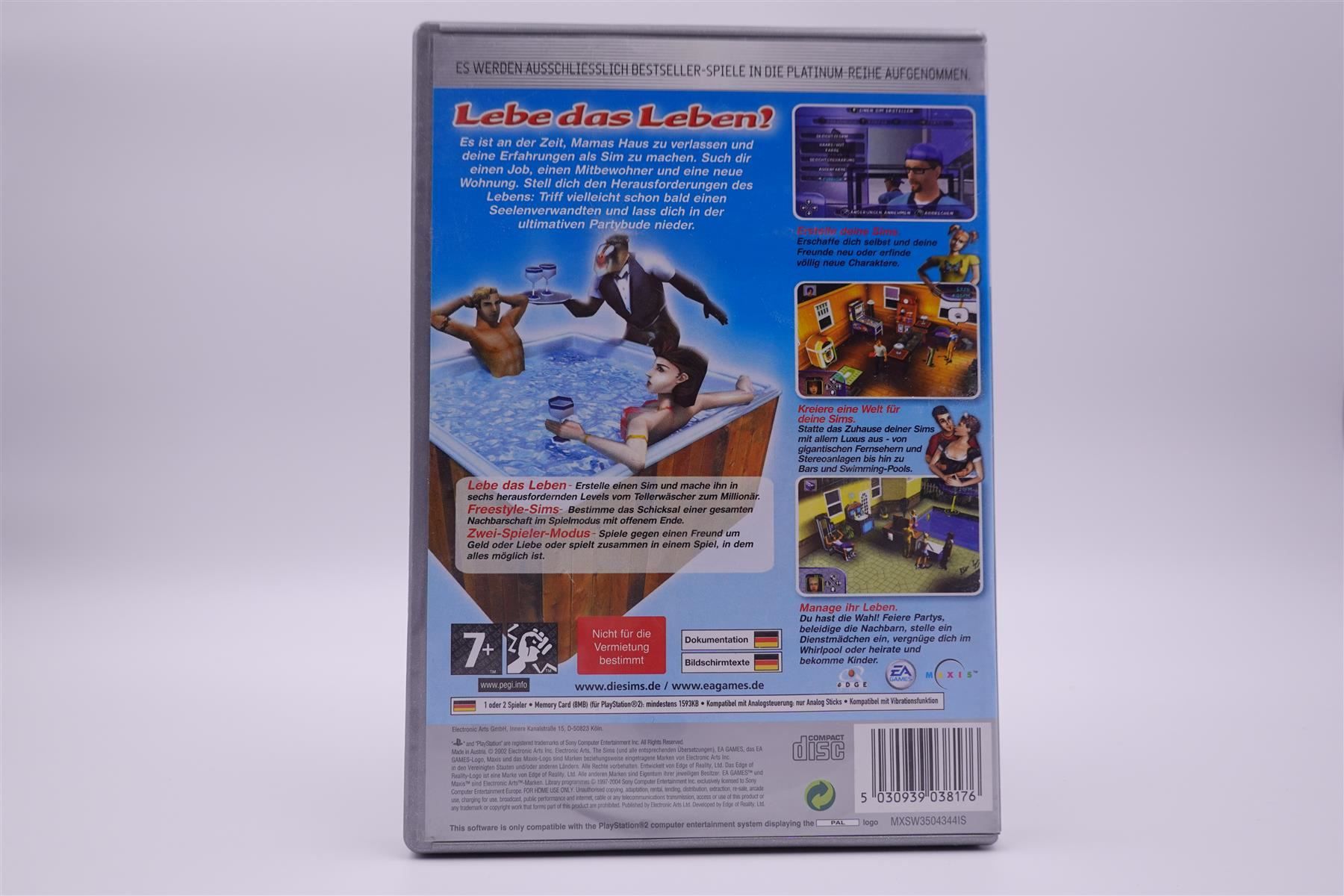 Sony Jeux: Die Sims (PS2) – D'occasion à Herisau par ZelliZone 1