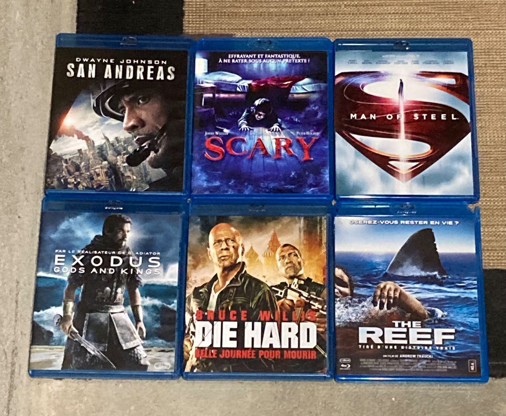 Tutti i DVDs: Lot 6 Blu-ray films action/thriller – Nuovo (secondo la descrizione) da Bassecourt venduto da CALUMET-X