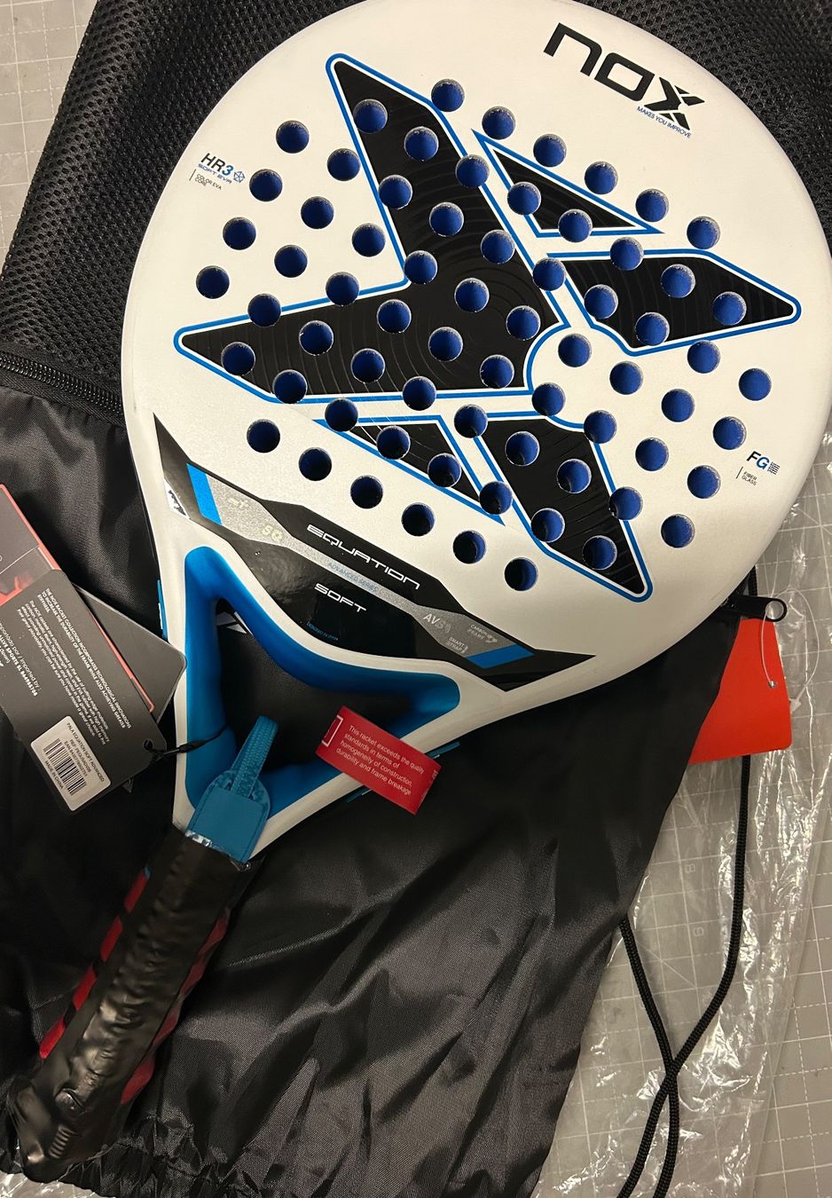 Schläger: NOX Equation Soft Advanced 2026 - neuer Padelschläger! – Gebraucht aus Winterthur von PalarPinoPadel 1