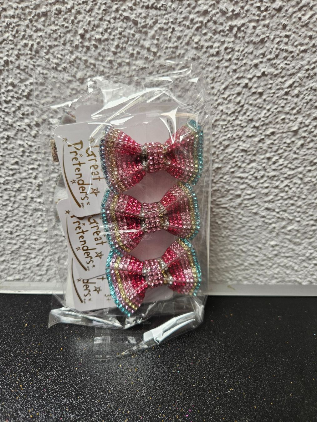 Accessori per capelli: Neu - Haarclip Glitter Rosette 6 Stk. – Nuovo e nell'imballaggio originale da Dagmersellen venduto da J_RP_Dagmersellen