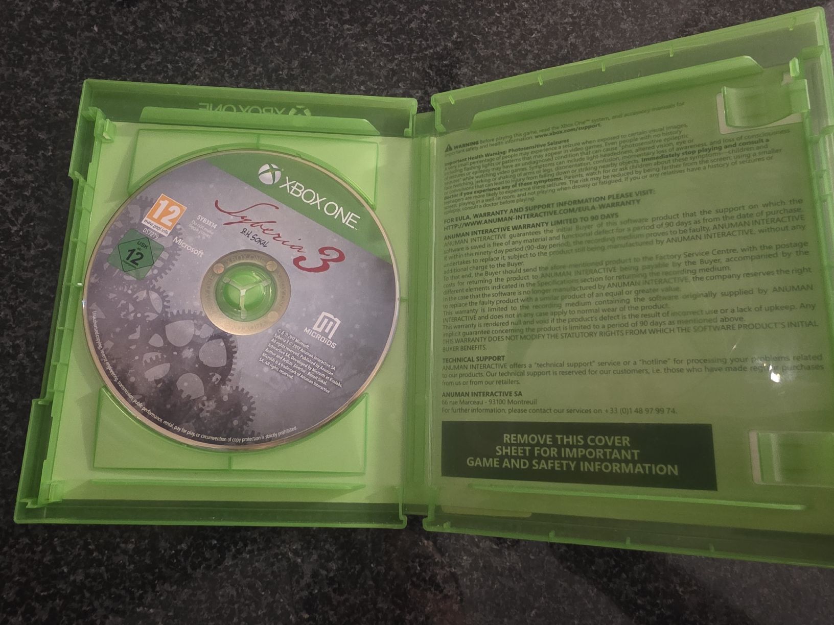 Giochi: Syberia 3 Xbox One – Usato da Chavornay venduto da Crash37 2