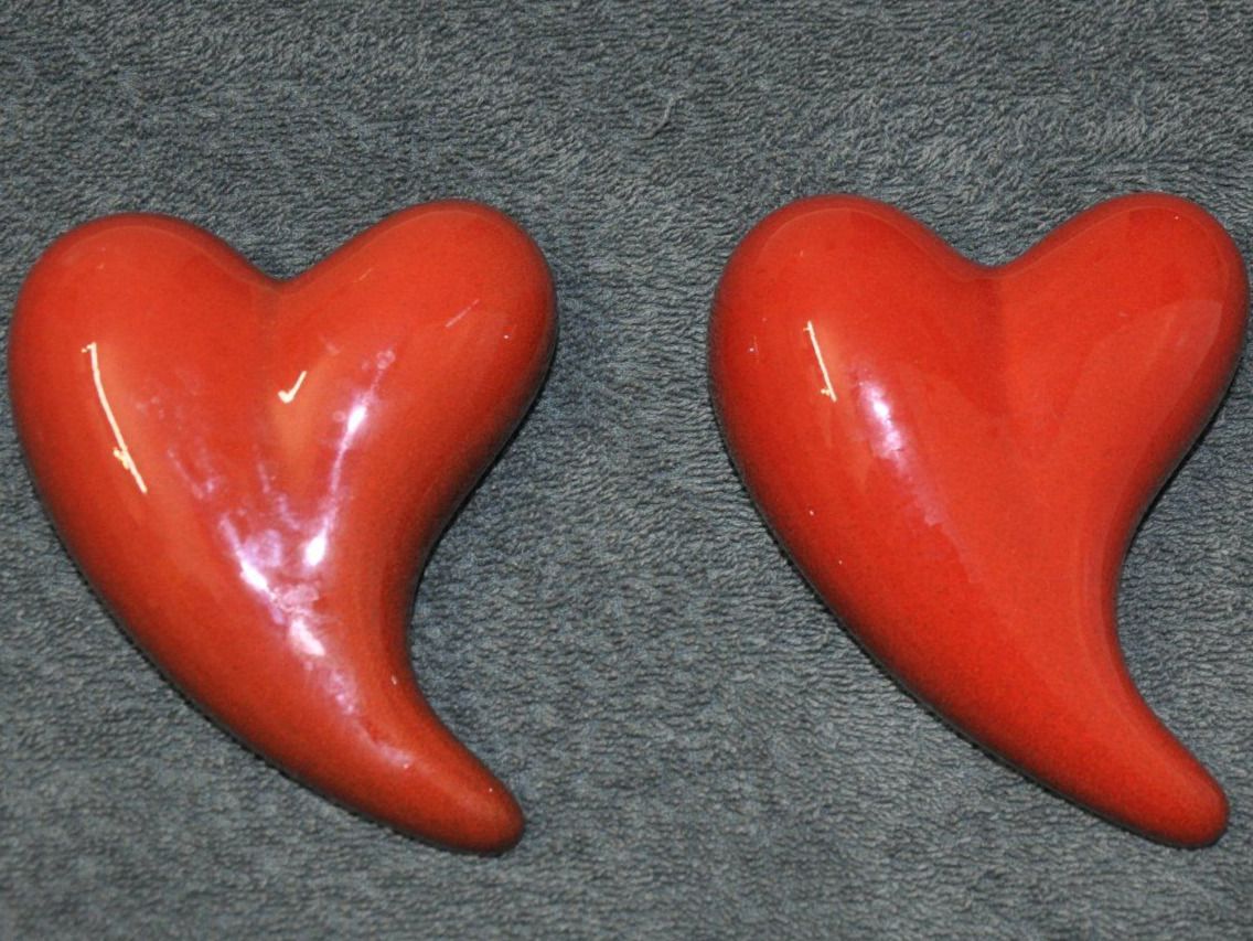 Tutte le decorazioni: rote Keramikherzen Geschenk – Usato da Oberrüti venduto da ELALL