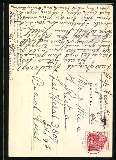 Cartoline postali: Zürich, Ostschweizer Winzerstube zur Re – Usato da Berlin venduto da bartko-reher 1