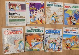 8 Asterix Comics Deutsch, Goscinny and Uderzo🇫🇷🇬🇧🇩🇪