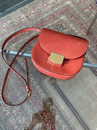 Celine Trotteur Bag, rot, Crossbody, ein Klassiker!