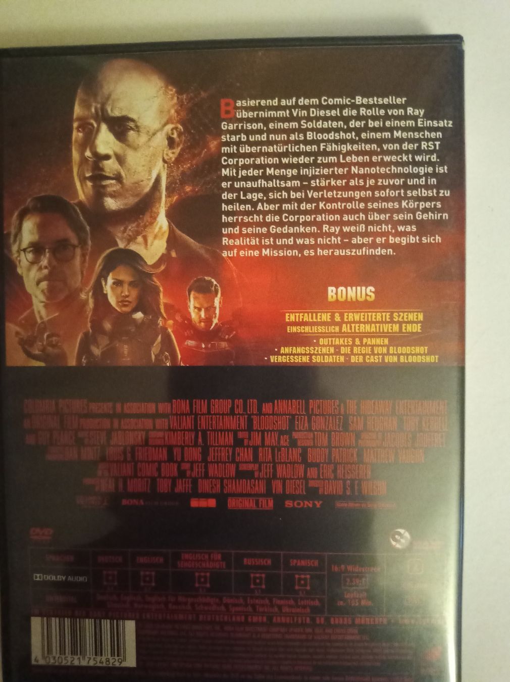 Alle DVDs: Bloodshot - DVD - Vin Diesel – Gebraucht aus Tann von Veebee6 1