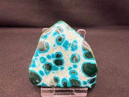 Malachit und Chrysocolla poliert