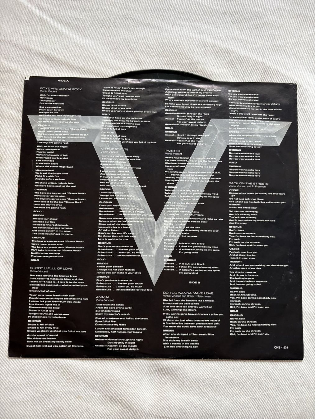 Vinyles: Vinnie Vincent Invasion - Self titled Vinyl LP original – D'occasion à Effretikon par ChrisLamberger 3