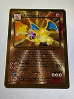 🔬✅ Pokémon Charizard 4/102 Gold Metal Promo 25th EN PL