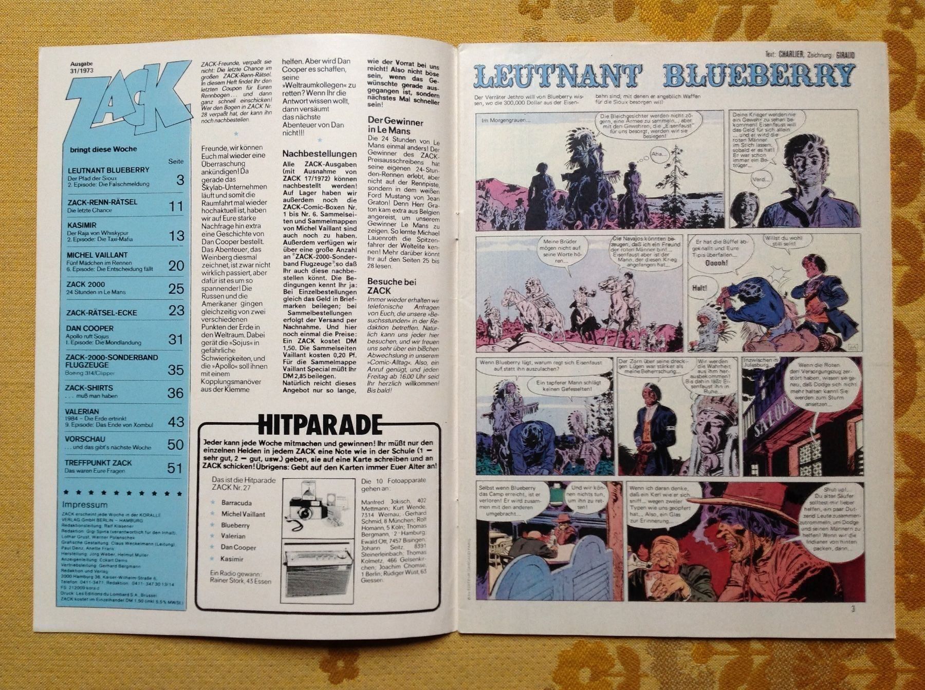 Fumetti: Zack Heft Nr 31 von 1973 – Usato da Endingen venduto da nathan05 1