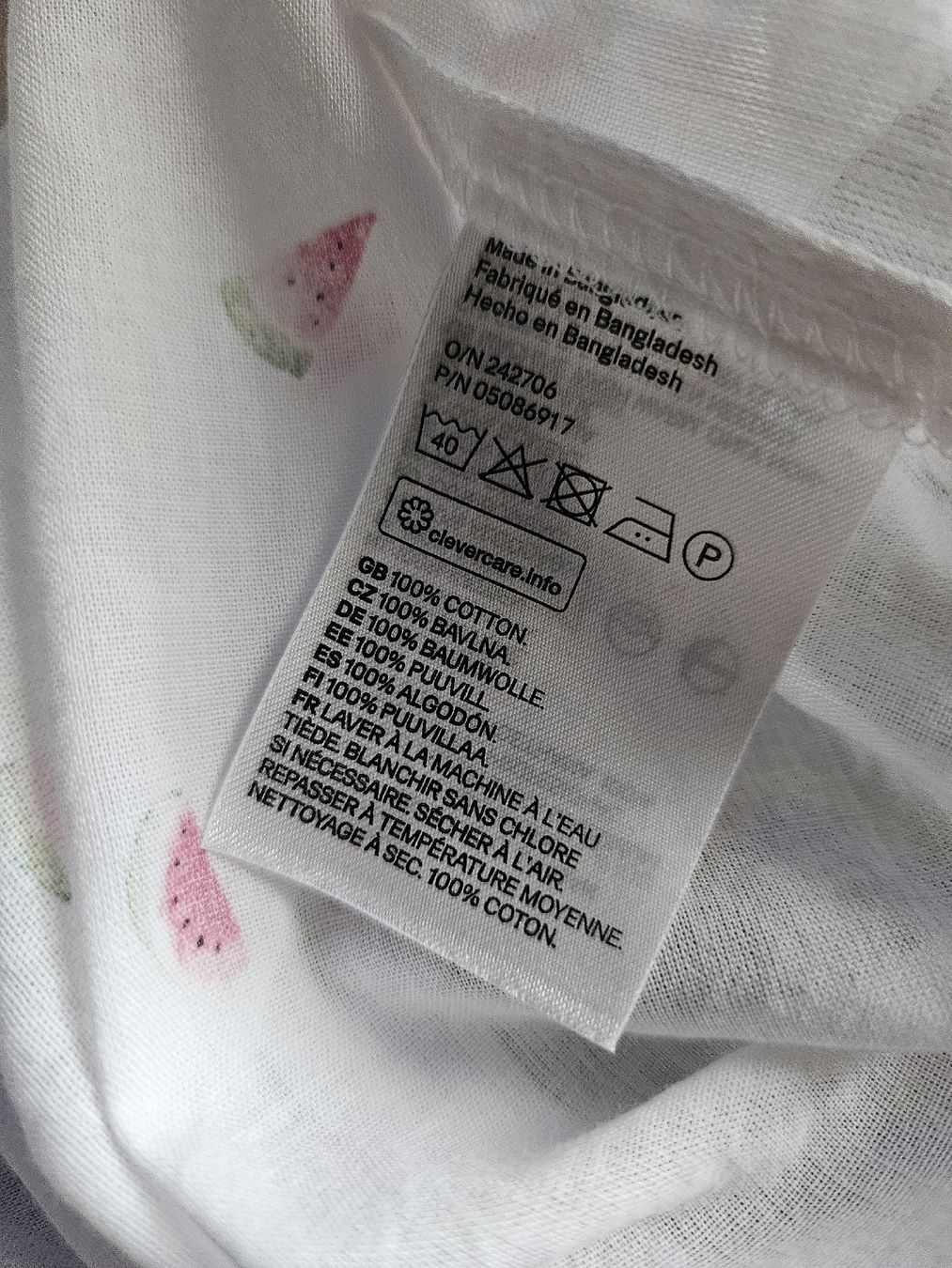 H&M Camicette: Damen Bluse L.O.G.G. mit Wassermelonenmuster Grösse 34 – Nuovo (secondo la descrizione) da Anwil venduto da tamoos 5