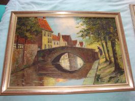 - Gemälde, Original  vermutlich Holland