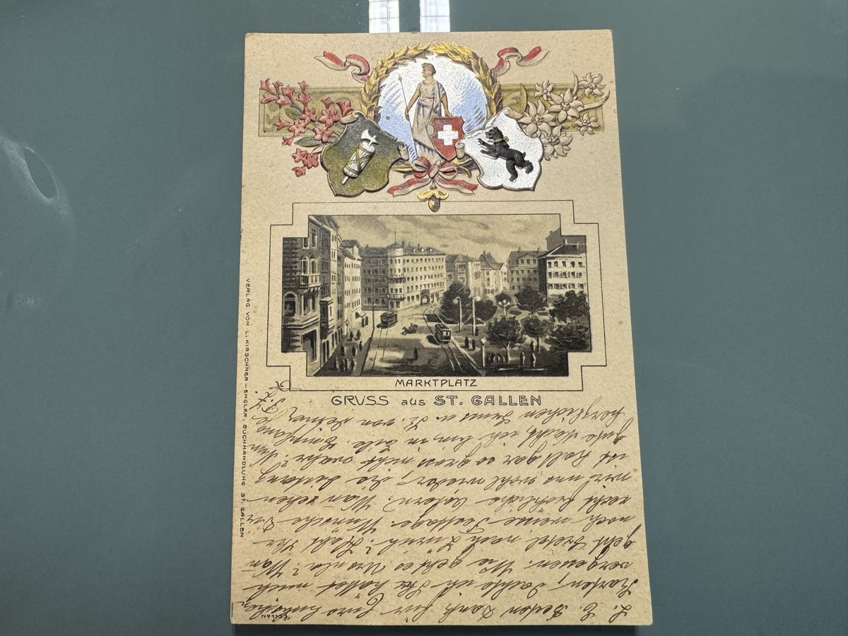 Cartoline postali: Marktplatz St Gallen – Usato da Kirchberg SG venduto da Chilpi76